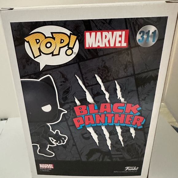 Marvel Funko Black Panther Collectible Figure NWT - Picture 2 of 2